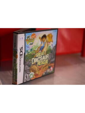 Go Diego Go! Great Dinosaur Rescue Nintendo DS Video Game Complete in box Manual